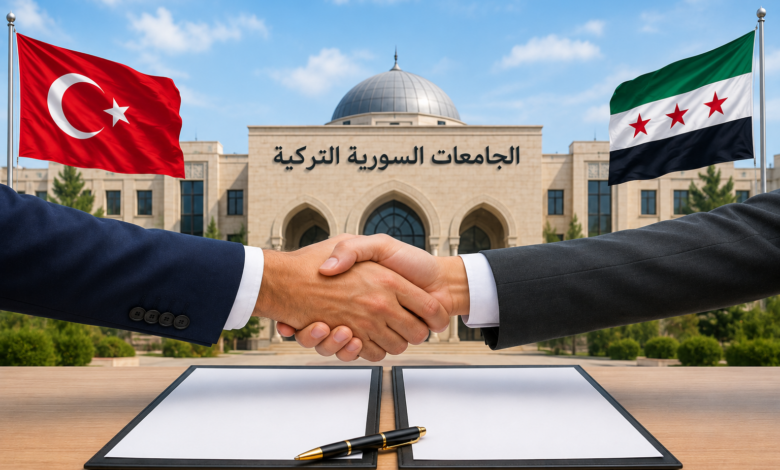 تركيا وسوريا توقعان اتفاقية لإنشاء "الجامعة السورية التركية" في دمشق.. منح دراسية واعتراف بالشهادات