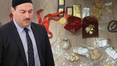 العثور على شيكات بقيمة 3 ملايين دولار وذهب ومجوهرات بقيمة 27.5 مليون ليرة في خزنة منزل عليهان كوريش بتركيا