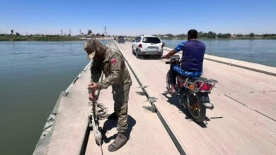 جسر دِفنه الأخوي في دير الزور يستقبل 237 ألف مركبة خلال شهر