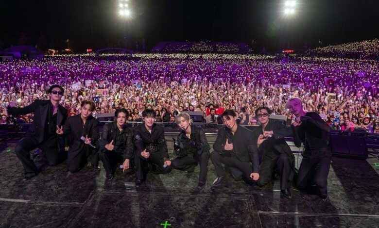 إسطنبول.. ازدحام جماهيري في حفل فرقة ATEEZ وفناني الكيبوب