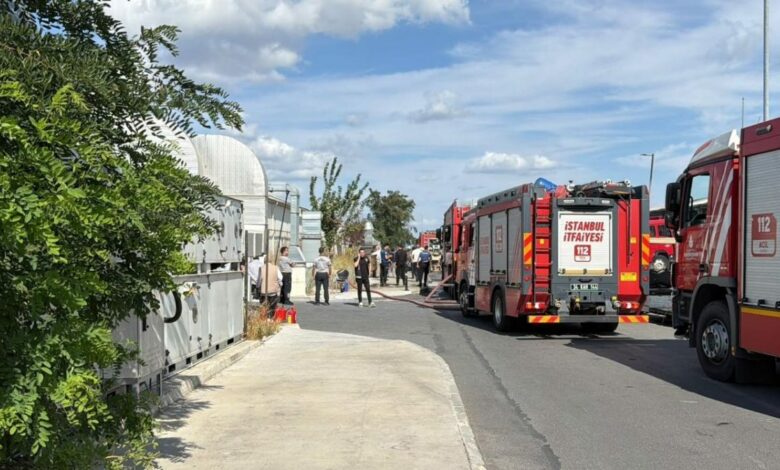 حريق في حديقة مستشفى بإسطنبول والدفاع المدني يسيطر عليه