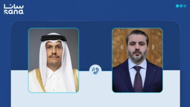 الشيباني يبحث مع رئيس الوزراء القطري تطورات المنطقة وسبل تعزيز التعاون الثنائي