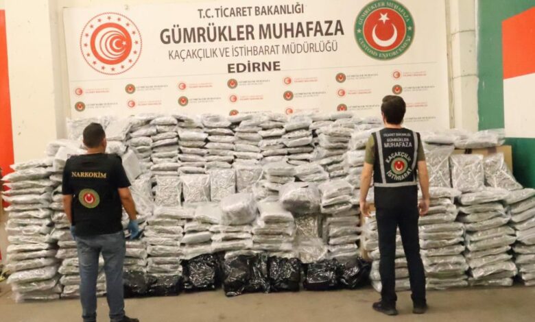 ضبط 810 كيلوغرامات من المخدرات في عملية نوعية بمعبر كابيكولي الحدودي