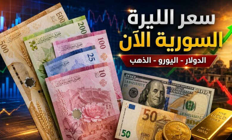سوريا.. الليرة السورية تسجل استقرارًا حذرًا مع تراجع طفيف في السوق الموازية اليوم