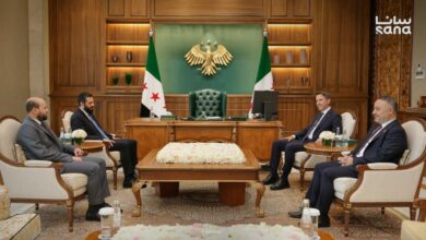 الشرع ووزير الطاقة التركي يبحثان تعزيز التعاون في قطاع الطاقة