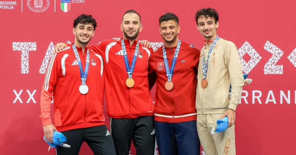 المبارزة تمنح تركيا أول ميداليتين في ألعاب البحر المتوسط بتارانتو