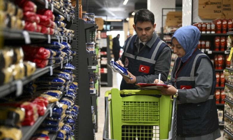 تركيا تفرض غرامات بـ1.6 مليار ليرة بعد 756 ألف عملية تفتيش غذائي
