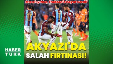 ثنائية محمد صلاح تمنح طرابزون سبور أول انتصار له في الدوري التركي على باشاك شهير