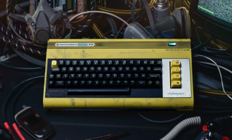 كومودور 77: حاسوب رجعي مستوحى من Cyberpunk 2077 بمعالج 77MHz