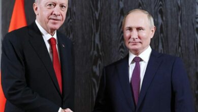 بوتين وأردوغان يبحثان الأوضاع في البحر الأسود وملف أوكرانيا خلال قمة شنغهاي