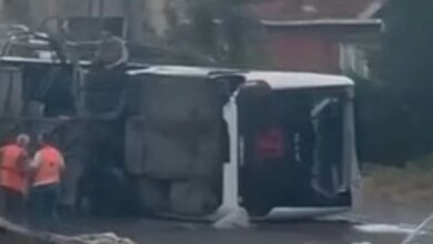 عاجل | انقلاب حافلة مطار في إسطنبول يسفر عن 18 مصابًا
