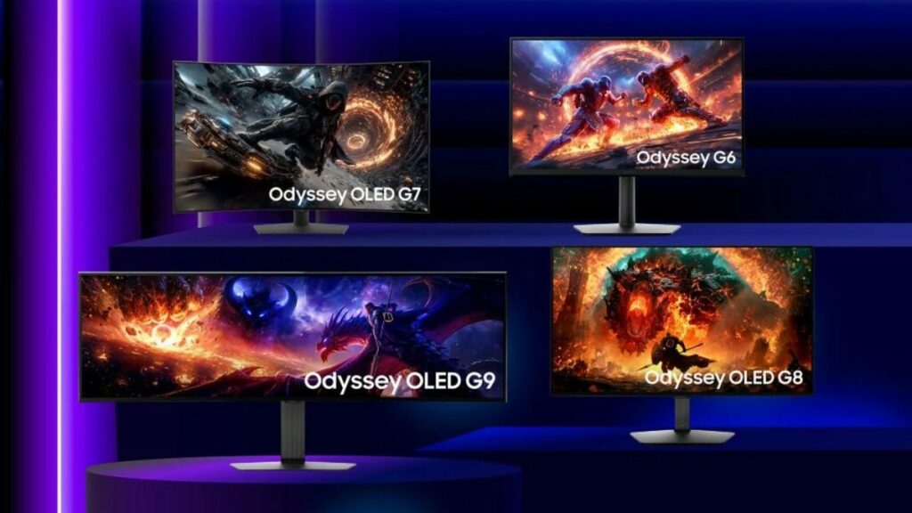 سامسونغ تكشف عن شاشة ألعاب Odyssey G6 G60H بمعدل تحديث 1100 هرتز