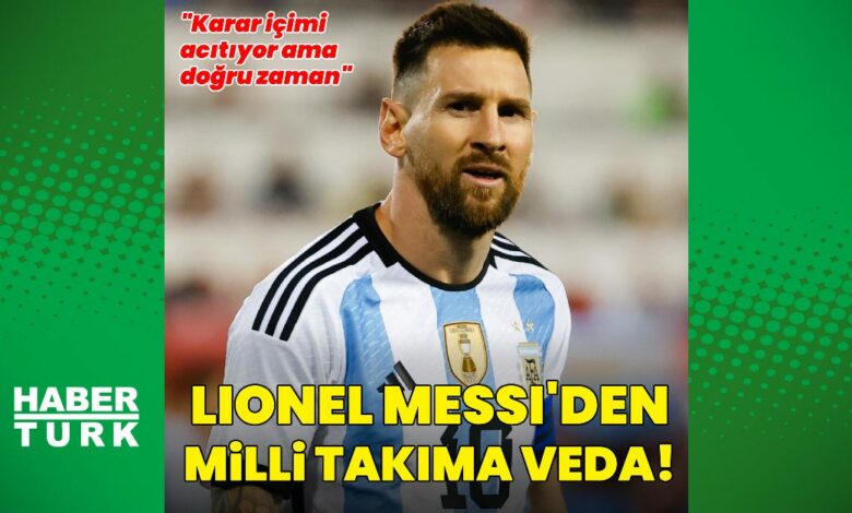 ليونيل ميسي يعلن اعتزاله اللعب الدولي مع منتخب الأرجنتين
