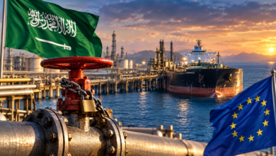 هام | السعودية توقف شحنات نفط إلى أوروبا.. وأسعار الخام تتجاوز 108 دولارات
