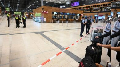 برلين: إخلاء مبنى بمطار براندنبورغ بعد بلاغ امرأة عن حملها مادة سامة