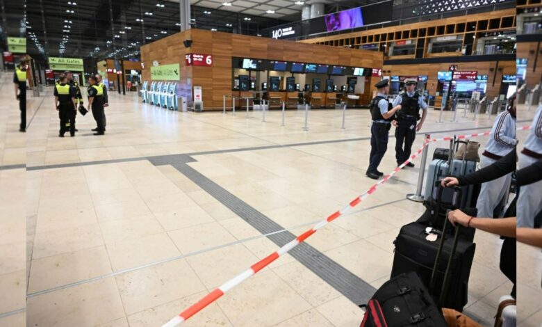 برلين: إخلاء مبنى بمطار براندنبورغ بعد بلاغ امرأة عن حملها مادة سامة
