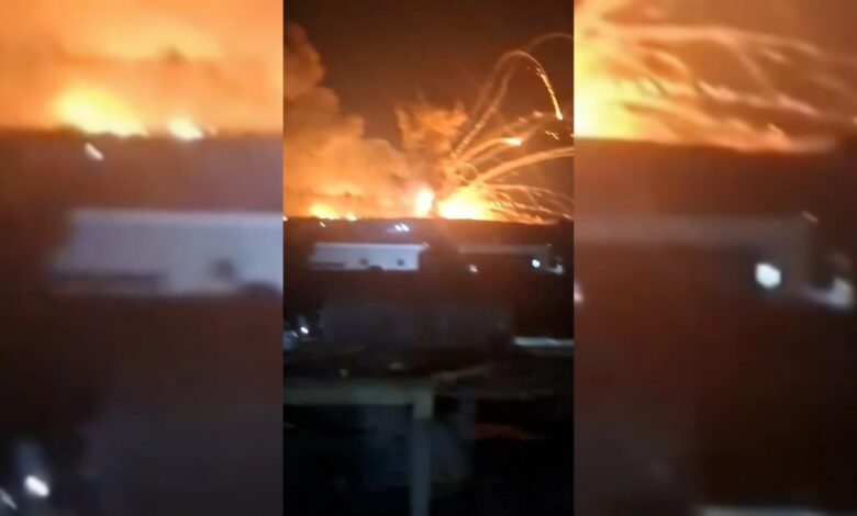 4 جرحى في انفجارات داخل موقع عسكري سوري قرب حلب.. والسبب قيد التحقيق