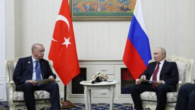 عاجل | الكرملين: مباحثات أردوغان وبوتين في قيرغيزستان استمرت ساعة ونصف وتركزت على البحر الأسود