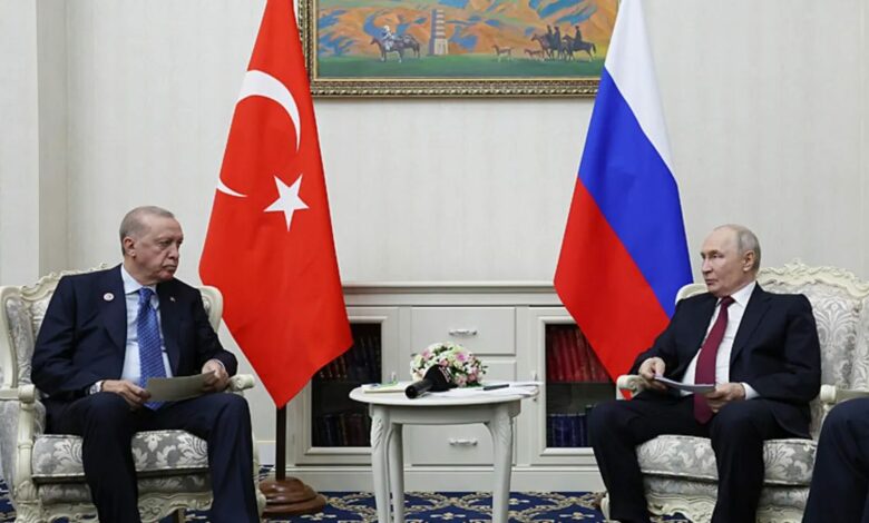 عاجل | الكرملين: مباحثات أردوغان وبوتين في قيرغيزستان استمرت ساعة ونصف وتركزت على البحر الأسود