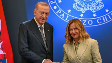 أردوغان يهنئ ميلوني بعد احتفاظها بالسلطة 1413 يومًا في إيطاليا