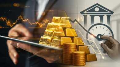 الذهب يحوم قرب 4500 دولار.. وبيانات الوظائف الأمريكية تحدد وجهته