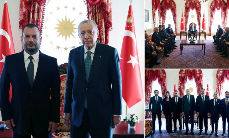 أردوغان يلتقي إدارة طرابزون سبور في دولمة باهجة