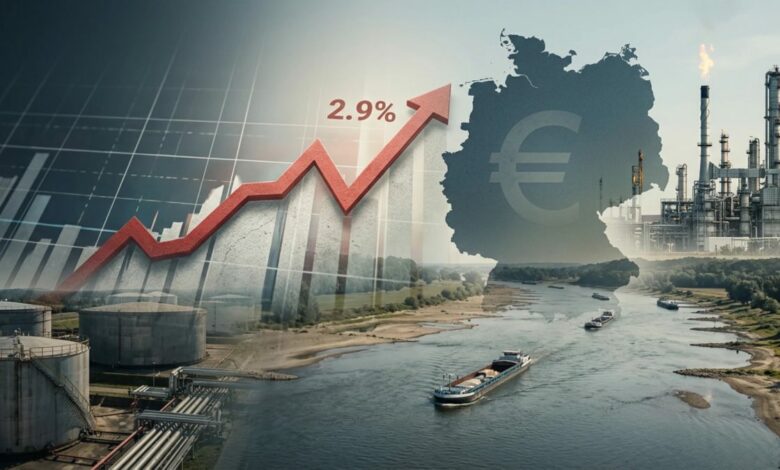 التضخم في ألمانيا يتسارع إلى 2.9%.. وهذه أسباب قفزة أسعار الطاقة