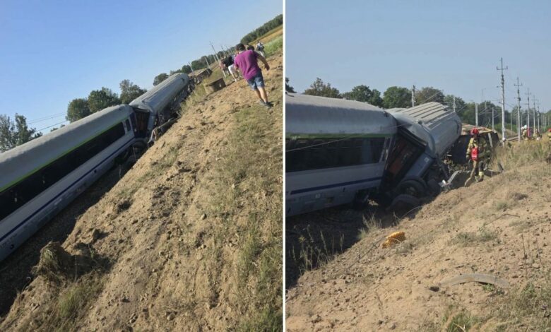 وسط بولندا.. قطار يخرج عن القضبان بعد اصطدامه بشاحنة والقتيل ضمن 4 إصابات حرجة