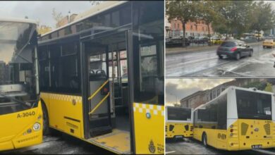 تركيا.. اصطدام حافلتي نقل في إسطنبول يترك الطريق زلقًا ويعطل المرور