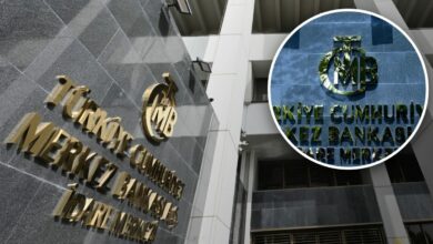 احتياطيات المركزي التركي تتراجع 5.5 مليار دولار خلال أسبوع.. معظم الانخفاض جاء من الذهب