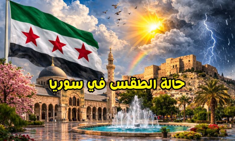 خلايا رعدية تضرب 4 مدن ساحلية سورية.. وتحذيرات من الصواعق وامتداد الأمطار إلى دمشق