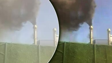 دخان أسود أثار مخاوف من انتشار مواد كيميائية في كوجايلي.. الشركة تكشف نتيجة التفتيش