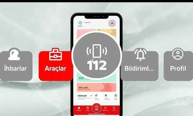 تطبيق HAYAT 112 التركي يقترب من مليون تنزيل ويتيح إرسال فيديو قبل وصول فرق الطوارئ