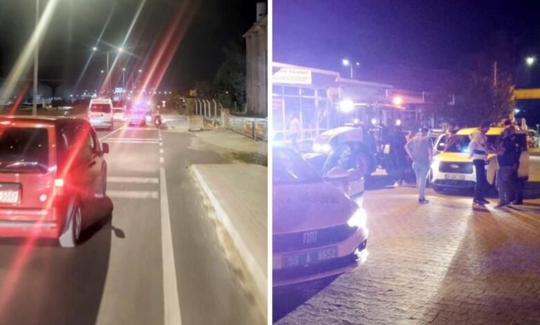 رفض التوقف لنحو نصف ساعة.. جرار يصطدم بمركبة الشرطة في تكيرداغ