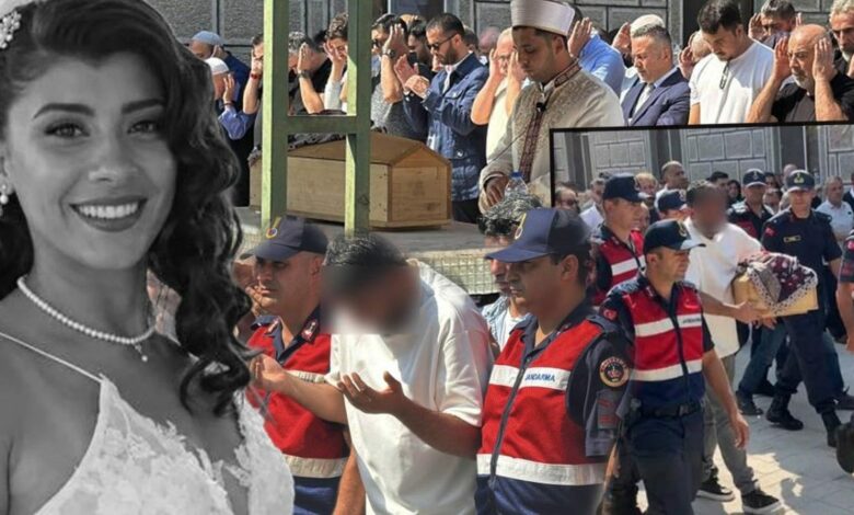 رضيعة تفارق الحياة بعد والدتها في حادث بأماسرا.. والدها المعتقل يحمل نعشها في جنازتها