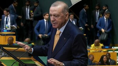 أردوغان يندد بما يجري في غزة من منبر الأمم المتحدة.. وممثل إسرائيل يغادر القاعة