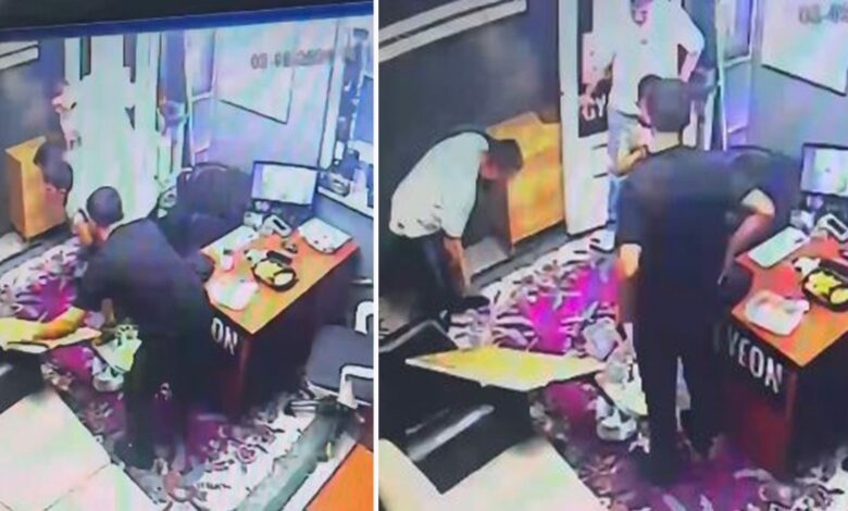 لقمة عالقة كادت تخنق طفلًا في هوبا.. صاحب مطعم ينقذه بعد محاولات عدة