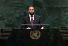 الشرع في الأمم المتحدة: إسرائيل شنت أكثر من 500 غارة والجولان سيبقى سوريًا