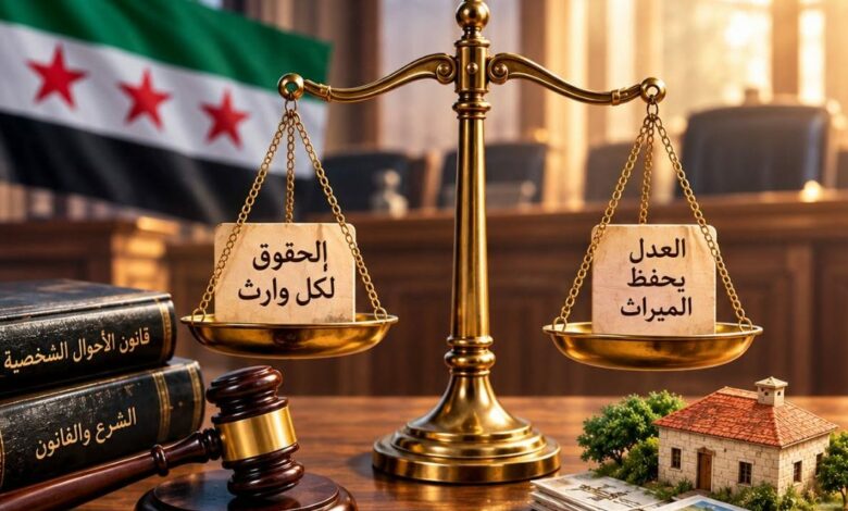 سوريا.. مقترح قانوني في سوريا يمنح الورثة 3 أشهر قبل إحالة التركة إلى القضاء