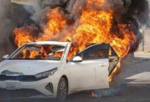انفجار أسطوانة غاز داخل سيارة في ريف حلب يصيب ركابها ويحرق معظمها