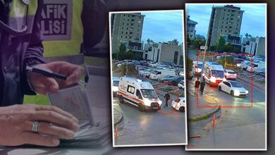 سائق منع سيارة إسعاف في إسطنبول التركية يواجه غرامة 466 ألف ليرة وسحب رخصته 90 يوماً