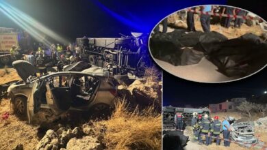 تصادم حافلة وسيارة في غازي عنتاب التركية يودي بحياة 7 أشخاص.. القتلى جميعًا في السيارة