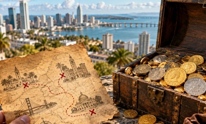 مطاردة كنوز في 4 مدن أميركية بجوائز قيمتها 40 ألف دولار.. والعملات التي بيعت بالملايين خارج السباق