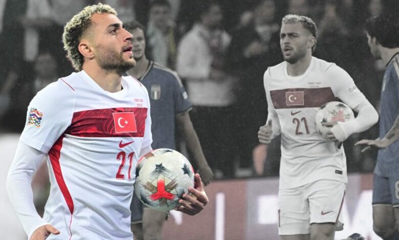 باريش ألبير يلماز يكسر صيامه مع المنتخب التركي بهدفه الأول هذا الموسم أمام إيطاليا