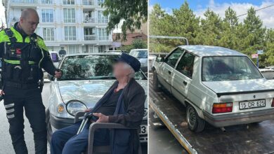 رغم حيازته رخصة قيادة.. شرطة بوردور التركية توقف رجلًا في الـ85 وتسحب سيارته بعد بلاغ ابنته