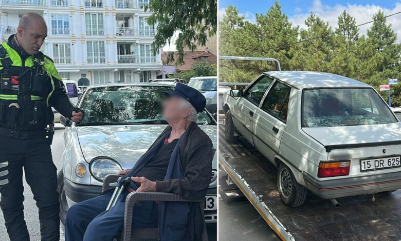 رغم حيازته رخصة قيادة.. شرطة بوردور التركية توقف رجلًا في الـ85 وتسحب سيارته بعد بلاغ ابنته