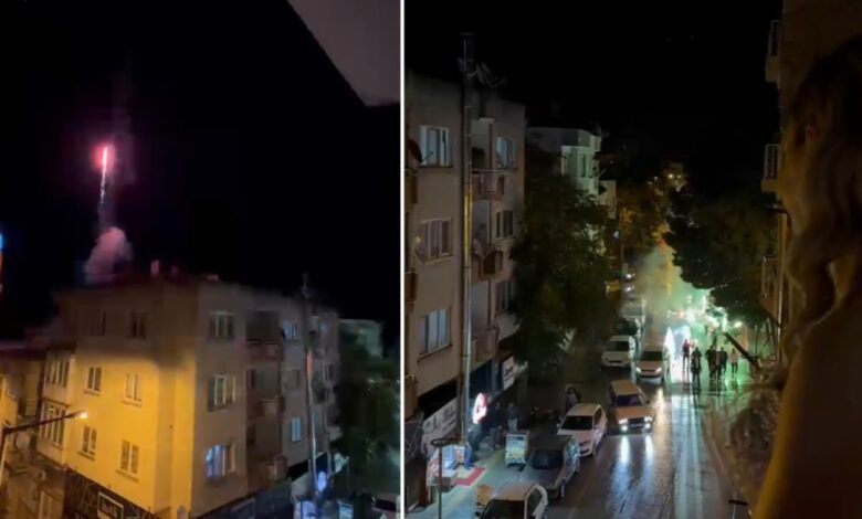 أطلق ألعابًا نارية خلال طلب الزواج حتى غطّى الدخان حيًا.. تحقيق مع شاب في بوردور التركية