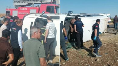 حادثان متتاليان في ولايتي أديامان وماردين التركية يوقعان 20 مصابًا