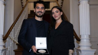 إلكاي غوندوغان يتسلّم «ميدالية مولودة غنتش».. «أريد أن أترك لأطفالي عالمًا أفضل»
