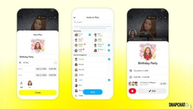 سناب شات تتيح دعوة 200 صديق لتثبيت مواعيد المحادثات الجماعية في التقويم